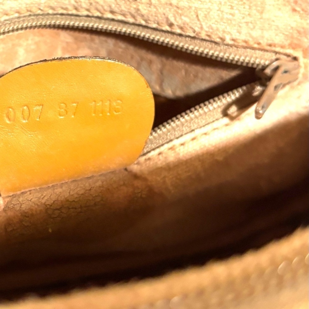 Gucci vintage monogram micro crossbody canvas/ leather bag - Picture 7 of 8